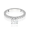 Pierścionek W0546 Diament Laboratoryjny 0,70ct białe złoto