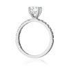 Pierścionek W0546 Diament Laboratoryjny 0,70ct białe złoto