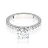 Pierścionek W0546 Diament Laboratoryjny 1,00ct białe złoto