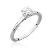 Pierścionek W0547 Diament Laboratoryjny 0,40ct białe złoto