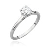 Pierścionek W0547 Diament Laboratoryjny 0,50ct białe złoto