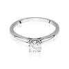 Pierścionek W0547 Diament Laboratoryjny 0,50ct białe złoto