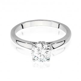 Pierścionek W0547 Diament Laboratoryjny 1,00ct białe złoto