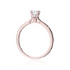Pierścionek W0547 Diament Laboratoryjny 0,50ct różowe złoto