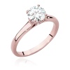 Pierścionek W0547 Diament Laboratoryjny 1,00ct różowe złoto