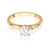 Pierścionek W0547 Diament Laboratoryjny 0,70ct żółte złoto