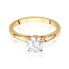 Pierścionek W0547 Diament Laboratoryjny 1,00ct żółte złoto