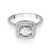 Pierścionek W0548 Diament Laboratoryjny 0,40ct białe złoto