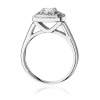 Pierścionek W0548 Diament Laboratoryjny 0,40ct białe złoto