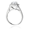 Pierścionek W0548 Diament Laboratoryjny 0,70ct białe złoto