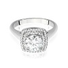 Pierścionek W0548 Diament Laboratoryjny 1,00ct białe złoto
