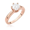 Pierścionek W0563 Diament Laboratoryjny 1,00ct różowe złoto