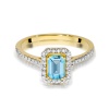 Pierścionek W0403 Topaz Swiss 0,65ct żółte złoto