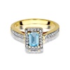 Pierścionek W0422 Topaz Swiss 0,65ct żółte złoto