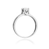 Pierścionek W0106 Biały Szafir 0,60ct białe złoto