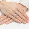 Pierścionek W0622 Tanzanit 0,50ct różowe złoto