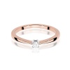 Pierścionek W0670 Diament 0,05ct różowe złoto