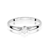 Pierścionek W0672 z diamentem 0,10ct białe złoto