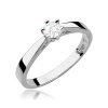 Pierścionek W0229B Diament Laboratoryjny 0,25ct białe złoto