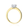 Pierścionek W0482 Diament Laboratoryjny 0,40ct żółte złoto