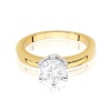 Pierścionek W0482 Diament Laboratoryjny 1,00ct żółte złoto