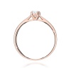 Pierścionek W0581 Diament Laboratoryjny 0,30ct różowe złoto