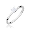 Pierścionek W0587 Diament Laboratoryjny 0,30ct białe złoto