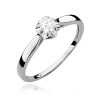 Pierścionek W0062 Diament Laboratoryjny 0,15ct białe złoto