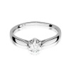 Pierścionek W0062 Diament Laboratoryjny 0,15ct białe złoto