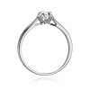 Pierścionek W0062 Diament Laboratoryjny 0,15ct białe złoto