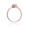 Pierścionek W0163 Diament Laboratoryjny 0,30ct różowe złoto