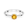Pierścionek W0656 Cytryn 0,50ct białe złoto