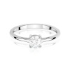 Pierścionek W0656 Diament Laboratoryjny 0,50ct białe złoto
