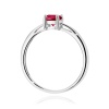 Pierścionek W0656 Rubin 0,60ct białe złoto