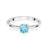 Pierścionek W0656 Topaz Swiss 0,50ct białe złoto