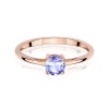 Pierścionek W0656 Tanzanit 0,50ct różowe złoto
