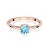 Pierścionek W0656 Topaz Swiss 0,50ct różowe złoto