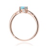 Pierścionek W0656 Topaz Swiss 0,50ct różowe złoto