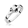 Pierścionek W0155 Diament Laboratoryjny 0,25ct białe złoto