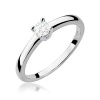 Pierścionek W0292 Diament Laboratoryjny 0,25ct białe złoto