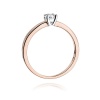 Pierścionek W0292 Diament Laboratoryjny 0,25ct różowe złoto
