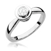 Pierścionek W0294 Diament Laboratoryjny 0,30ct białe złoto
