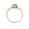 Pierścionek W0294 Diament Laboratoryjny 0,20ct różowe złoto