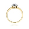 Pierścionek W0294 Diament Laboratoryjny 0,25ct żółte złoto