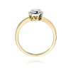 Pierścionek W0294 Diament Laboratoryjny 0,30ct żółte złoto