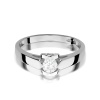 Pierścionek W0320 Diament Laboratoryjny 0,30ct białe złoto