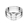 Pierścionek W0320 Diament Laboratoryjny 0,50ct białe złoto