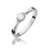 Pierścionek W0340B Diament Laboratoryjny 0,20ct białe złoto