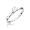 Pierścionek W0341 Diament Laboratoryjny 0,25ct białe złoto
