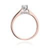 Pierścionek W0341 Diament Laboratoryjny 0,25ct różowe złoto